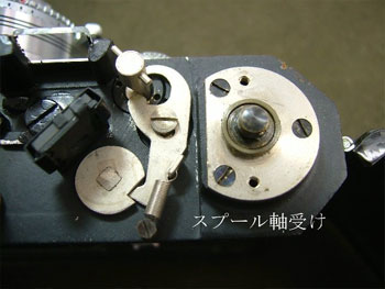 スプール軸受け