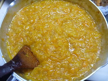 水分を飛ばす