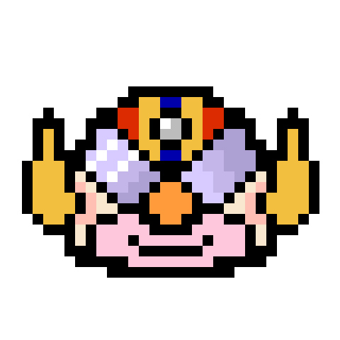 かわいいドット絵が完成!